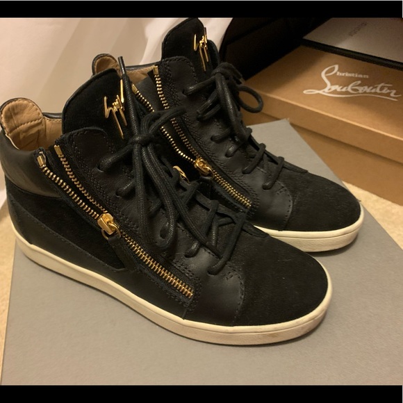 Black Giuseppe high top sneakers - Picture 2 of 3